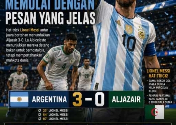 Argentina Memulai dengan Pesan yang Jelas