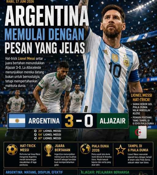Argentina Memulai dengan Pesan yang Jelas