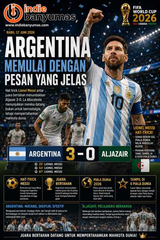 Argentina Memulai dengan Pesan yang Jelas