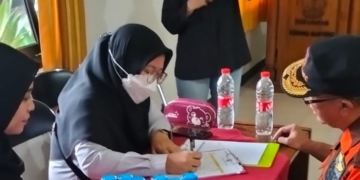 Peringati Bulan Pancasila, Ratusan Kader Pemuda Pancasila Banyumas Jalani Tes Urin