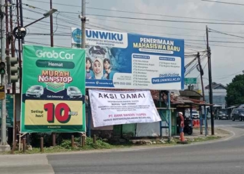 Spanduk “Bukan Sapi Perah” Muncul di Banyumas! Pensiunan Mandiri Taspen Ancam Aksi Damai Jumat Besok