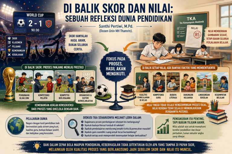 DI BALIK SKOR DAN NILAI: SEBUAH REFLEKSI DUNIA PENDIDIKAN