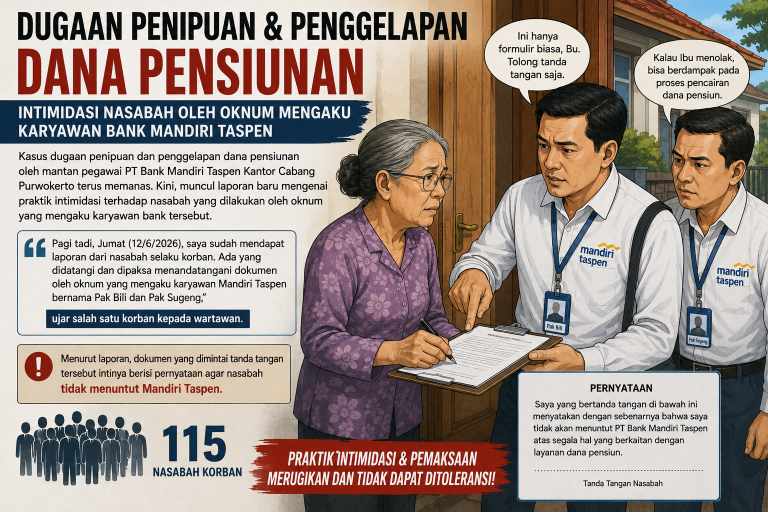 Setelah Dugaan Kerugian Rp24 Miliar, Kini Muncul Tudingan Pemaksaan Tanda Tangan terhadap Nasabah