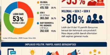 Berebut Hati Milenial dan Gen Z, Ujian Besar Parpol Banyumas Menuju 2029