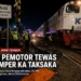 Kecelakaan Maut di Perlintasan Kereta Api Kebumen, Tiga Pengendara Motor Tewas Tertemper KA Taksaka