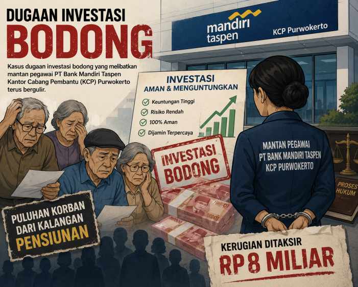 Kasus Investasi Bodong Eks Pegawai Mandiri Taspen Purwokerto: Pakar UMP Sebut Ini Bukan Sekadar Kenakalan Oknum