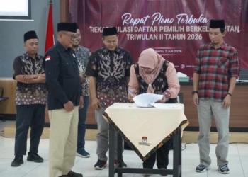 KPU Banyumas Sahkan 1,4 Juta Pemilih, Warga Bisa Cek Data Daring