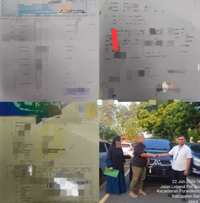 Polresta Banyumas Ungkap Kasus Penggelapan Mobil Pajero Rp200 Juta, Dua Pelaku Diamankan