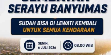 Jembatan Serayu Banyumas Rampung 24 Hari Lebih Cepat, Besok Pagi Dibuka Total