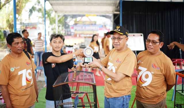Lomba Kicau Burung Meriahkan Peringatan Hari Koperasi ke-79 di Banyumas