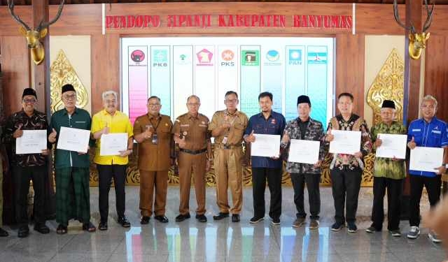 Banyumas Cairkan Rp3,08 M untuk 9 Parpol, Ini Daftar Penerimanya