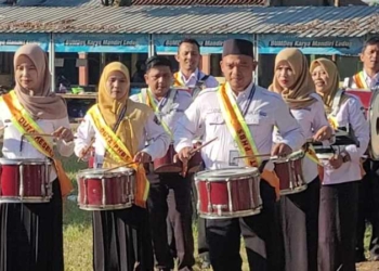 Drum Band Guru hingga Kembang Api Warnai Penerimaan 106 Siswa Baru SD Ledug Banyumas