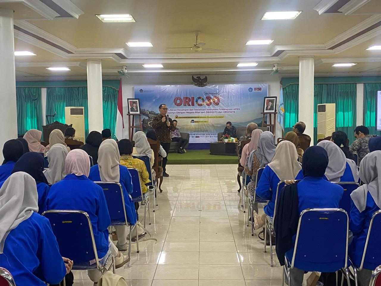 DJPPR Gandeng Unwiku dan OJK Purwokerto, Ajak Mahasiswa Melek Investasi Lewat ORI030