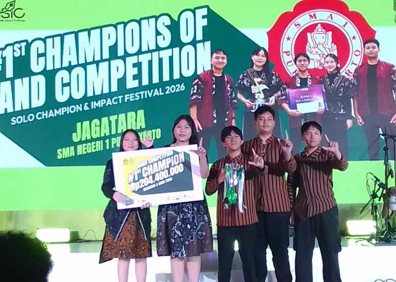 Jagatara SMAN 1 Purwokerto Juarai Solo Champion & Impact Festival 2026