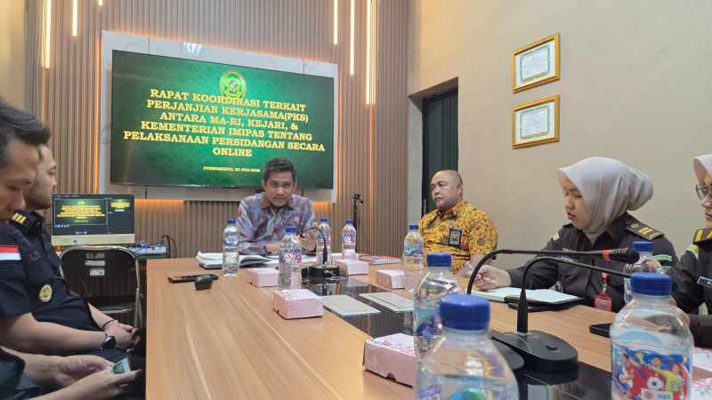 Sinergi Tiga Pilar, Rutan Banyumas dan PN Purwokerto Matangkan Implementasi KUHAP Baru dan Sidang Elektronik
