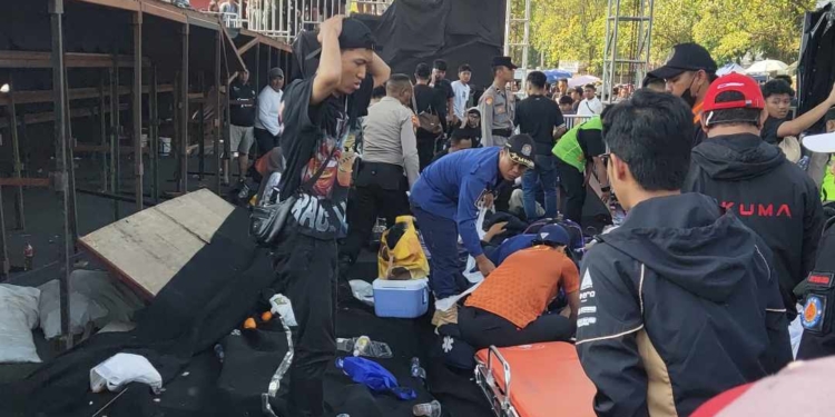 Tribun Speed Fest Ambruk di GOR Satria, Puluhan Terluka Jelang Derby Ngapak