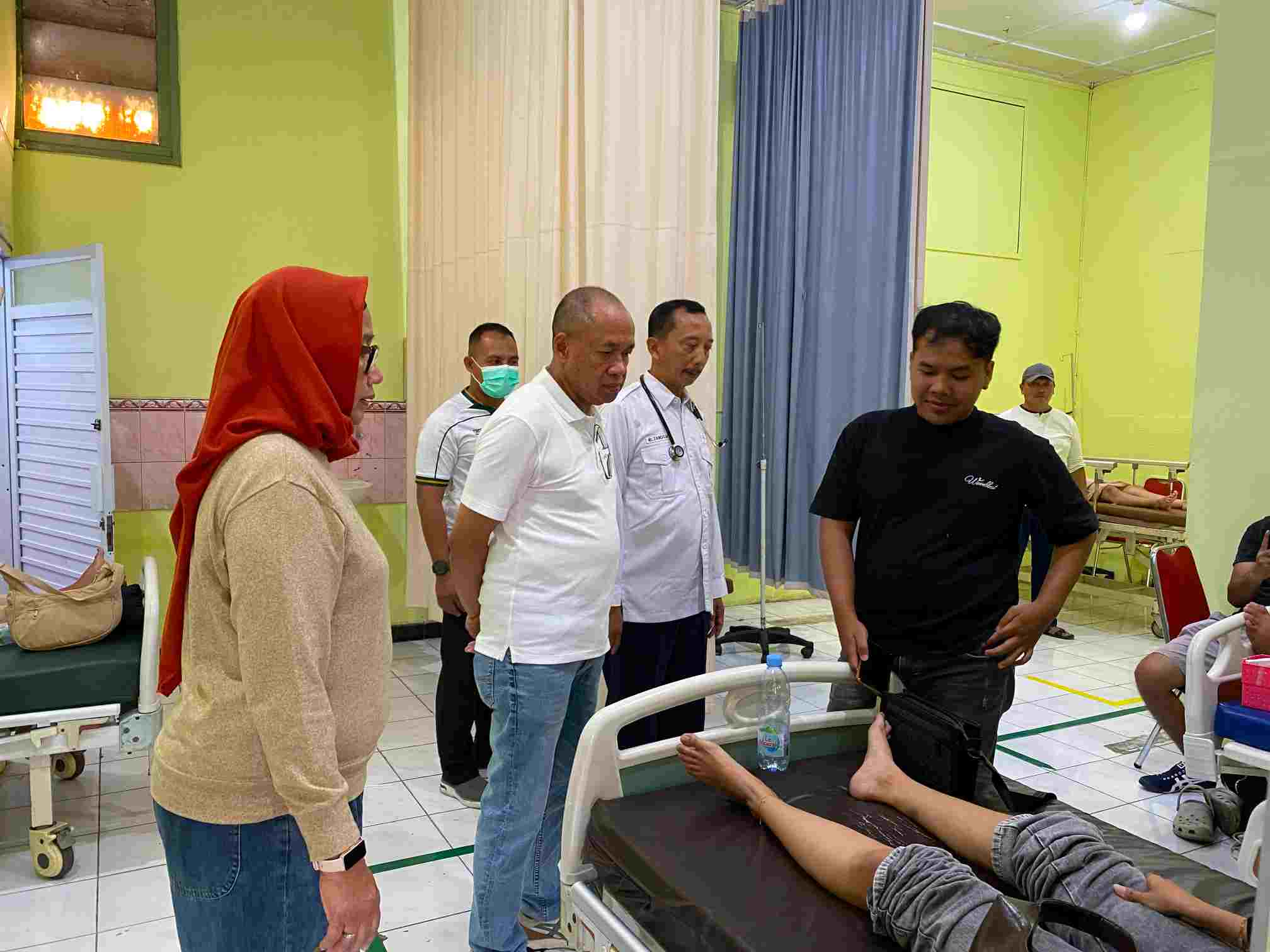 Bupati Jenguk 58 Korban Tribun Ambruk dan Minta EO Bertanggung Jawab