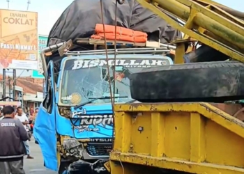 Truk Hilang Kendali di Ajibarang, Satu Pejalan Kaki Meninggal Dunia
