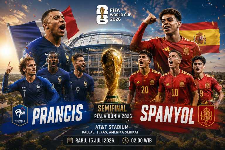 Ambisi Spanyol Hentikan Superioritas Perancis di Semifinal Pildun 2026