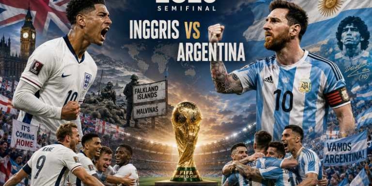 Ketika Piala Dunia 2026 Mempertemukan Sejarah Bernama Inggris dan Argentina