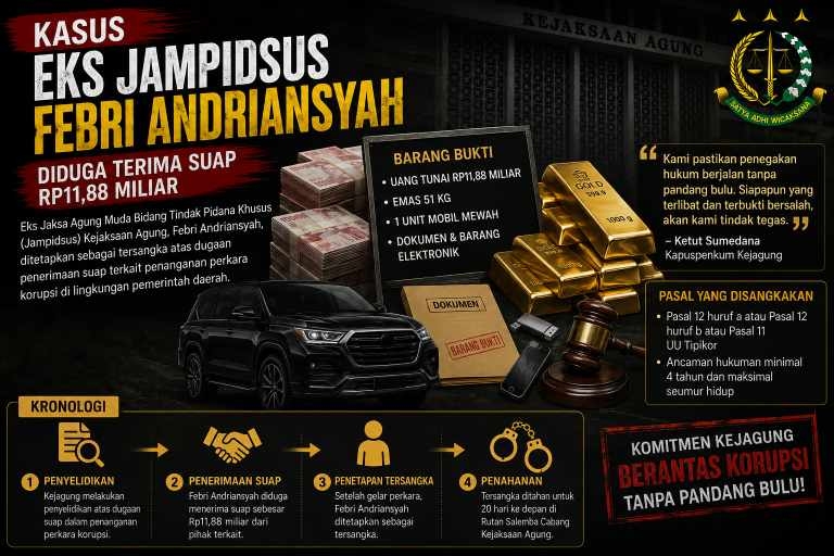 Komjak Minta Tim 9 Kejagung “Pakai Kacamata Kuda” di Kasus Febrie
