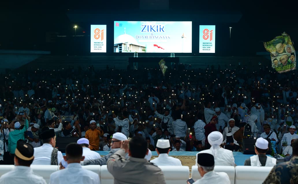 100.000 Jemaah Hadiri Zikir dan Doa Kebangsaan di Monas, Wujud Syukur Atas Kemerdekaan Indonesia