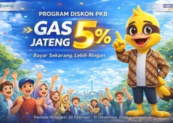 Pemprov Jateng Resmi Beri Diskon 5% PKB, Berlaku hingga 31 Desember 2026