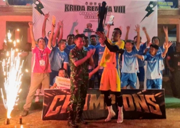 Bataras FC Bantai Baskara FC 3-0, Sabet Piala Dandim Banyumas Usai Derby Cilongok