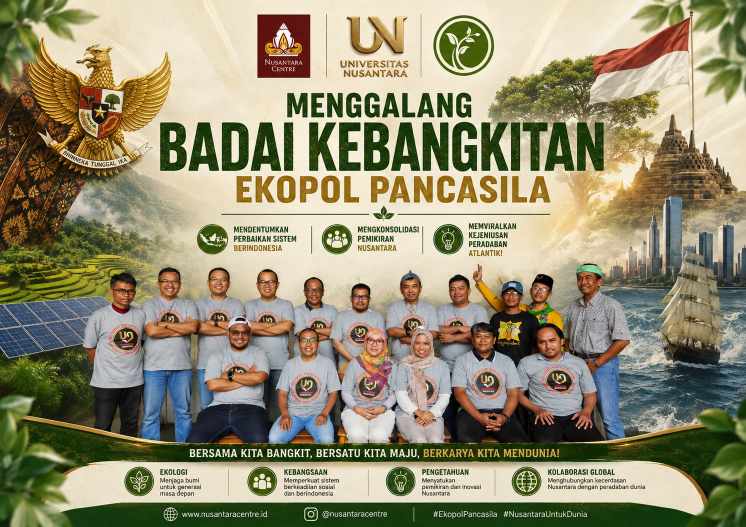 Ekonomi Politik Pancasila Jadi Jalan Keselamatan Bangsa, Nusantara Centre Luncurkan Buku Pemikiran Soemitro