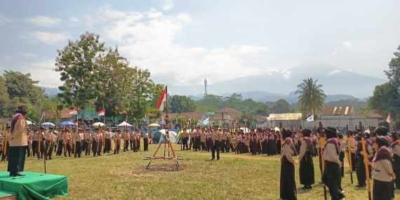 Gelar Perjusa 2026, 206 Pramuka Penggalang MI NU 1 Dawuhan Wetan Asah Karakter Aktif hingga Islami