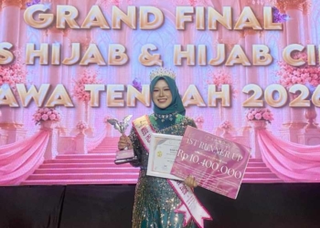 Mahasiswi UIN Saizu Purwokerto Raih Runner Up Miss Hijab Jateng 2026