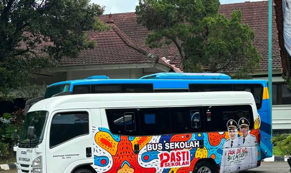 Program Pasti Sekolah Jalan, Pemkab Banyumas Uji Coba Bus Sekolah di Koridor Kalibagor-Banyumas