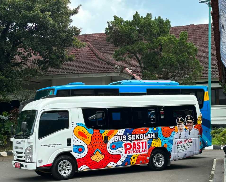 Program Pasti Sekolah Jalan, Pemkab Banyumas Uji Coba Bus Sekolah di Koridor Kalibagor-Banyumas