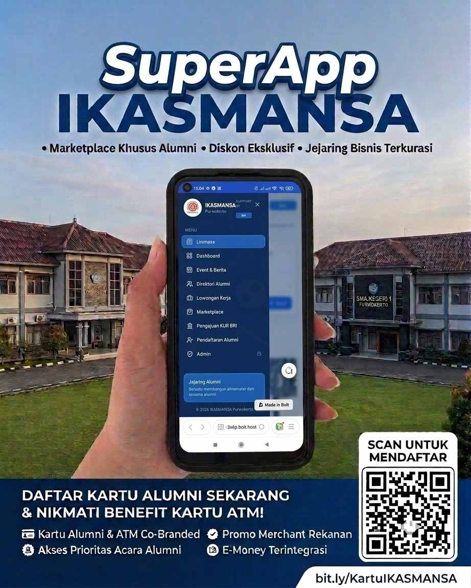 Kado Spesial HUT Smansa Purwokerto: Alumni Kini Punya SuperApp dan Kartu Identitas yang Bisa Jadi ATM!