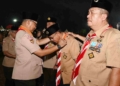 Bupati Banyumas Sadewo Terima Lencana Melati di Hari Pramuka ke-65, Apresiasi Tertinggi untuk Pengabdian