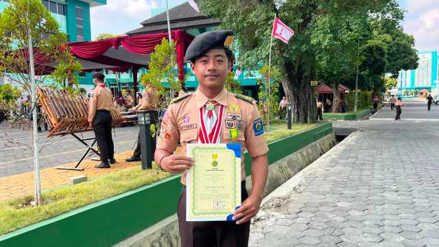 Anggota Racana UIN Saizu Raih Lencana Teladan Kwartir Nasional, Ini Kiprahnya