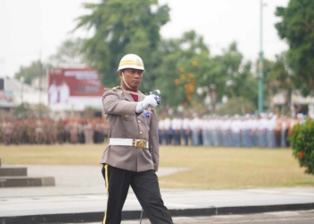 Kapolsek Cilongok AKP Susanto Curi Perhatian, Sukses Pimpin Upacara HUT ke-81 RI di Banyumas