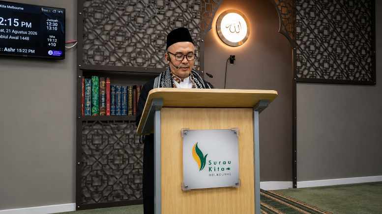 Pesan Penting untuk Muslim Diaspora, Dosen UIN Saizu Jadi Khatib Jumat di Melbourne