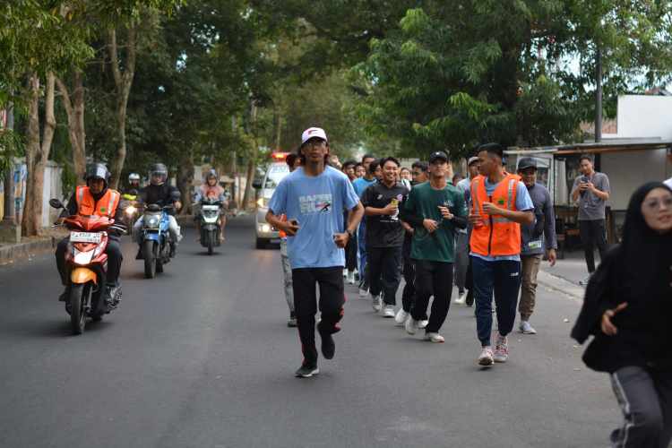 Sehat Bugar Ala Rasulullah, BAPERRUN 2 Warnai Long Weekend Maulid di Purwokerto
