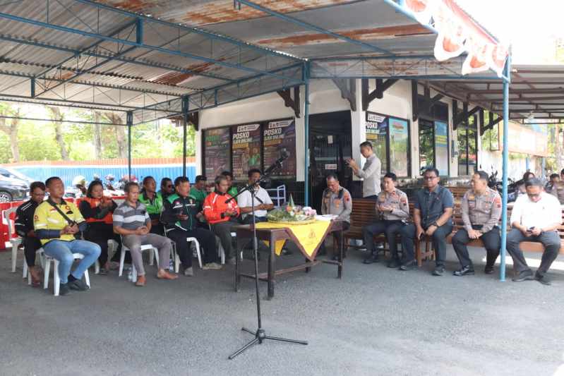 Posko Ojol Pertama di Banyumas Diresmikan, Kapolresta: Jadi Mitra Pengamanan