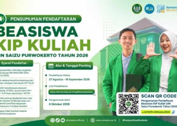 UIN Saizu Buka Pendaftaran KIP Kuliah 2026, Kuota 315 Kursi bagi Mahasiswa Baru
