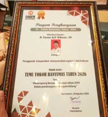 Yanuar Arif Kaget Terima Penghargaan 10 Tokoh Banyumas 2026: “Saya Hanya Bekerja untuk Rakyat”
