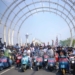 Kaka Slank dan Bupati Banyumas Pimpin Konvoi Ratusan Skuteris di Purwokerto Jelang Konser