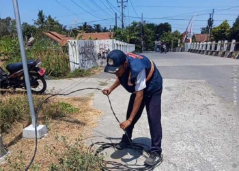 Kabel LVTC di Gerbangsari Tambak Dicuri, 8 Titik Lampu Jalan Mati