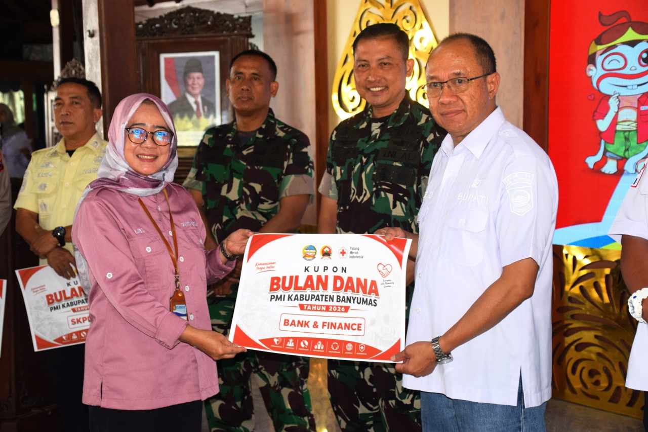 Target Rp2,5 Miliar, Bupati Banyumas Resmi Buka Bulan Dana PMI 2026
