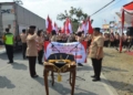 Estafet Tunas Kelapa Tiba di Perbatasan Cilacap-Banyumas, Sekda Pimpin Serah Terima