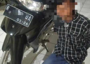 Dua Pria Gasak Motor di Tepi Sawah, Satu Dibekuk Satu Kabur