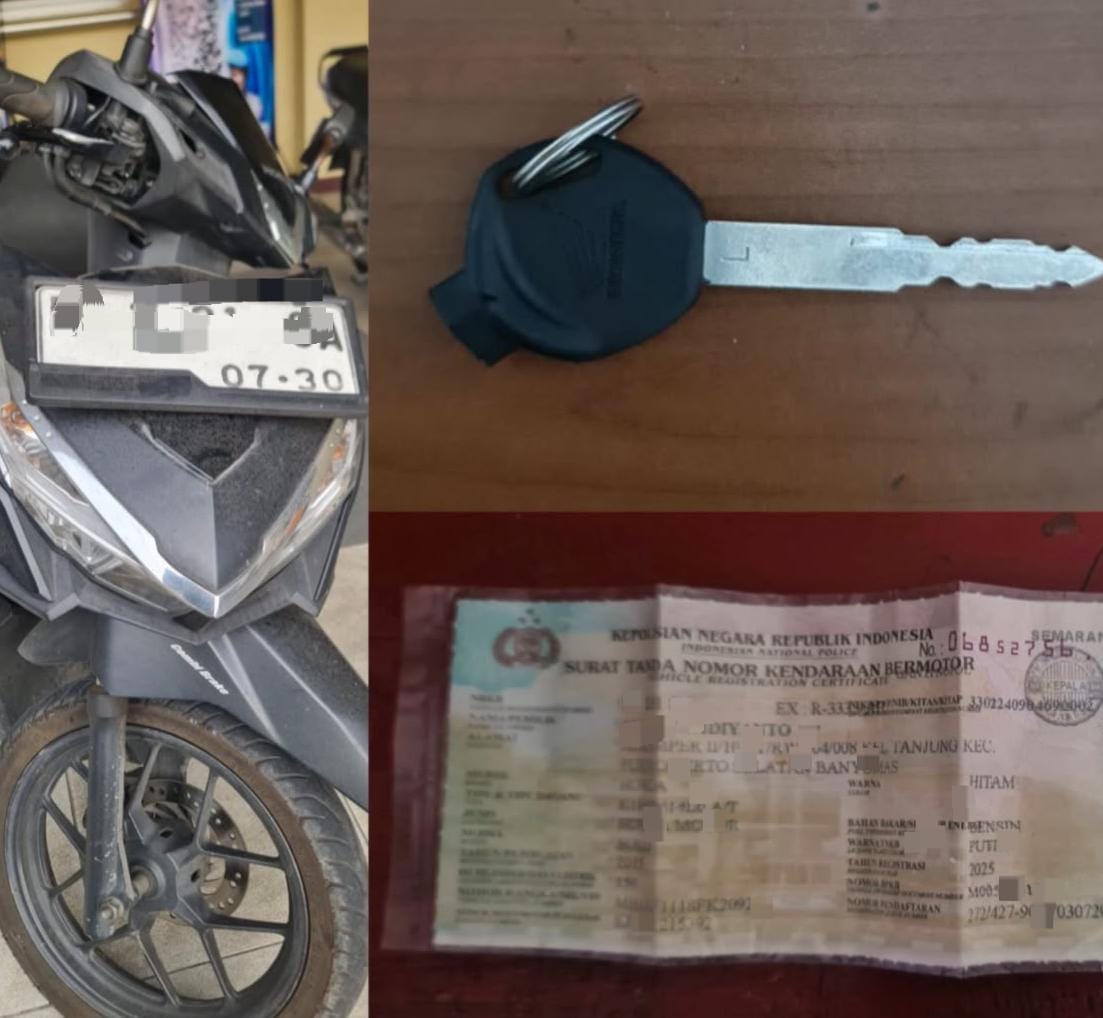 Curi Motor di Karangpucung, Pelaku Diciduk Kurang dari 8 Jam