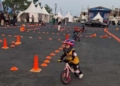 Menara Teratai Jadi Arena “Balap” Mini: 25 Rider Pushbike Unjuk Nyali di Purwokerto