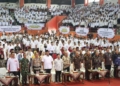 3.000 Lebih Peserta Padati Sasana Krida Raga, Kejari Purwokerto dan ABPEDNAS Banyumas Perkuat Tata Kelola Desa